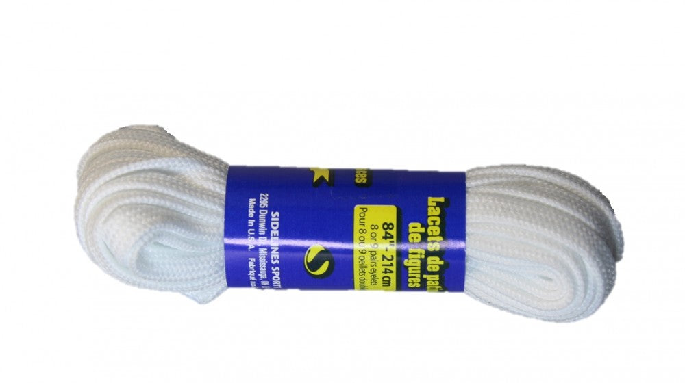 Lacci pattini da ghiaccio pattinaggio artistico bianco/nero214-274cm